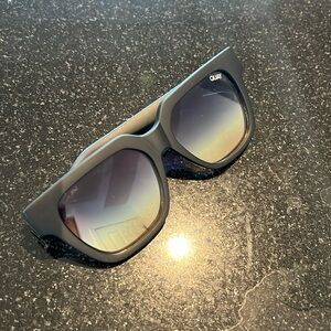 Quay Sunglasses Black and Mirrored